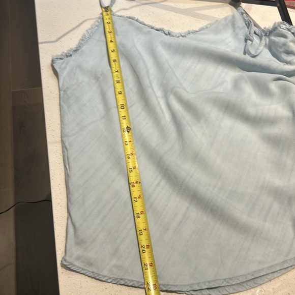 DEX Frayed Edge Tencel Camisole Bleach Wash Top Women size XL - Picture 15 of 15